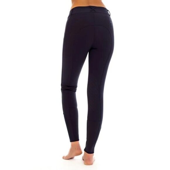 Goode Rider Size 30R Miracle Breech Knee Patch Mid Rise Fit Navy - Picture 2 of 10